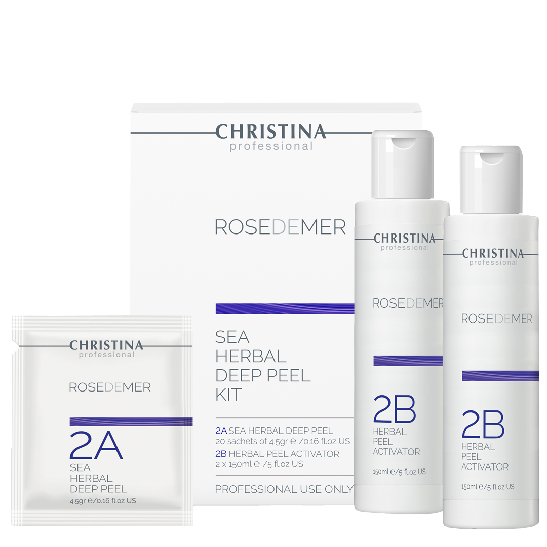 ROSE de MER PRO Herbal Deep Peel Kit CHR048 (step 2A+2B 
