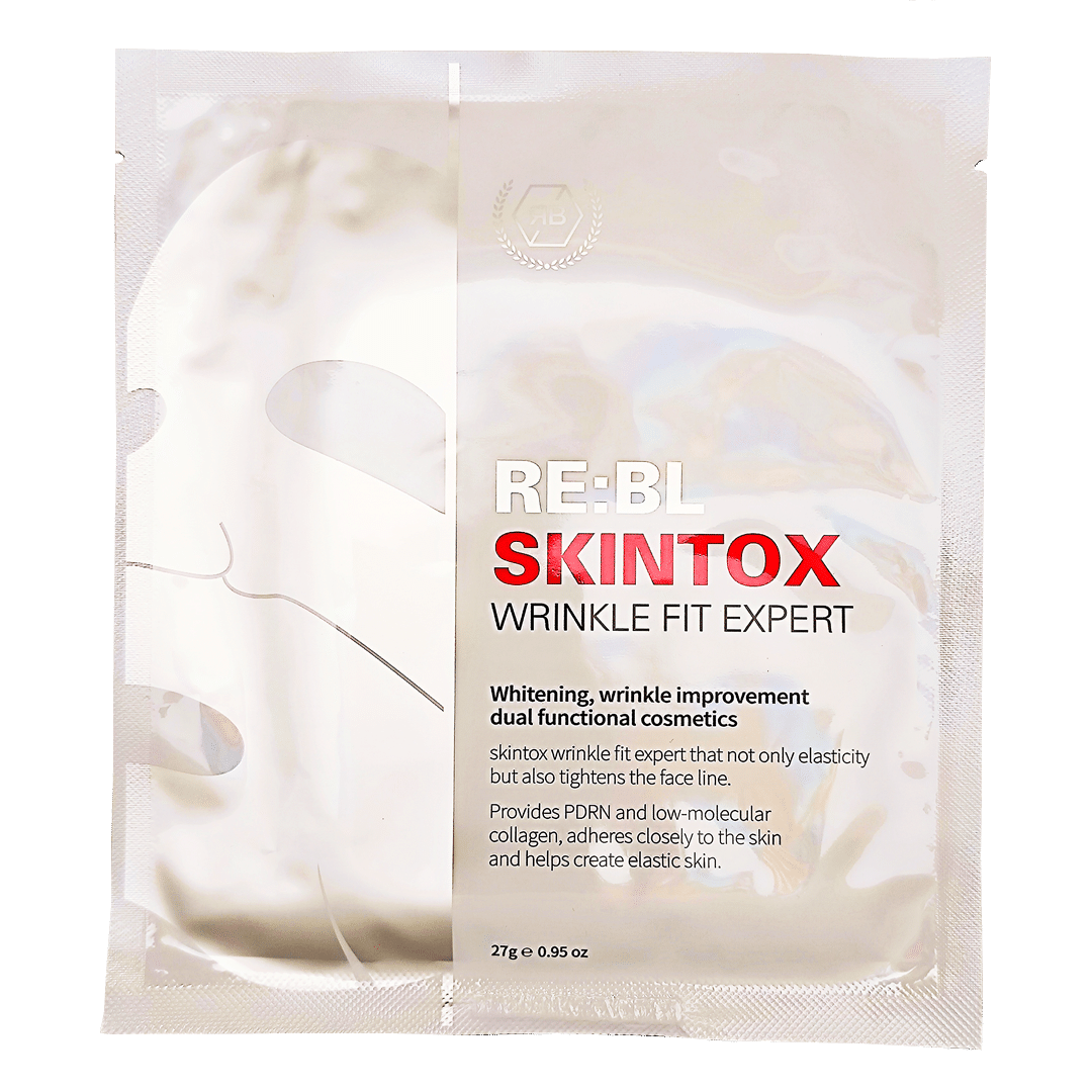 RE:BL Skintox Wrinkle Fit Expert — антивозрастная маска для лица с PDRN и пептидами