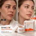 Результат до и после ретинолового пилинга TIMECODE Peelayer Basic